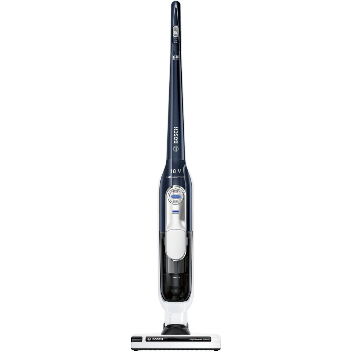 Bosch Aspiradora Athlet tecnología de boquilla 18 v 3 niveles potencia color azul marino escoba bbh51840 mano 600 w sin 40