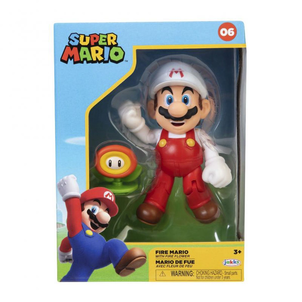 - Figur Mario 10 Mario Fire (Sammlerbox) Super cm