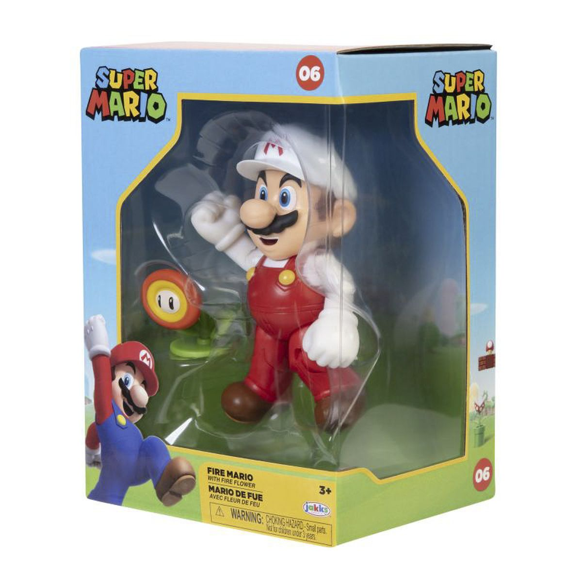 Super Mario 10 Mario Figur (Sammlerbox) Fire cm 