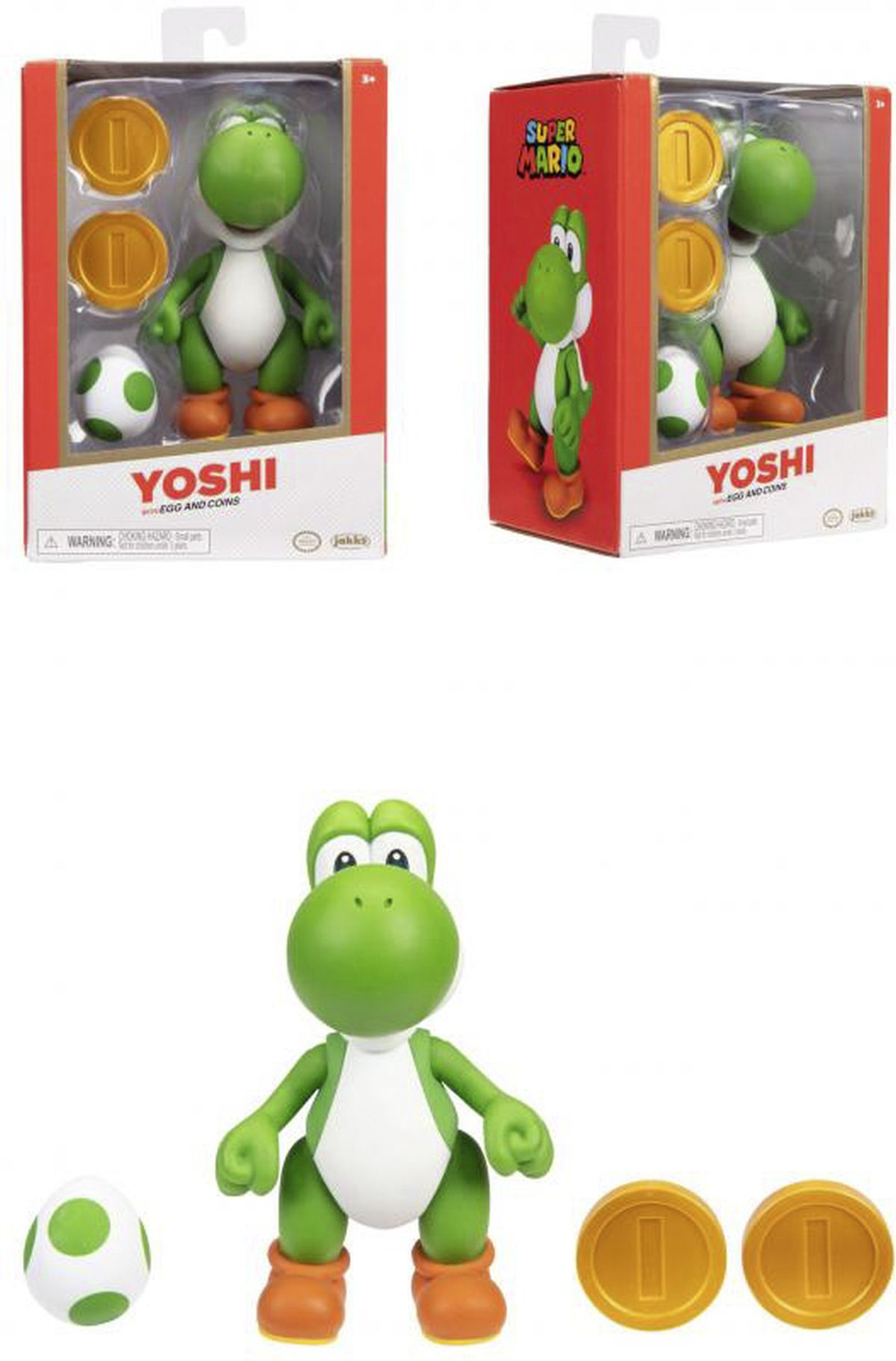 (Sammlerbox) Figur Mario 10 Münzen Super Yoshi cm -