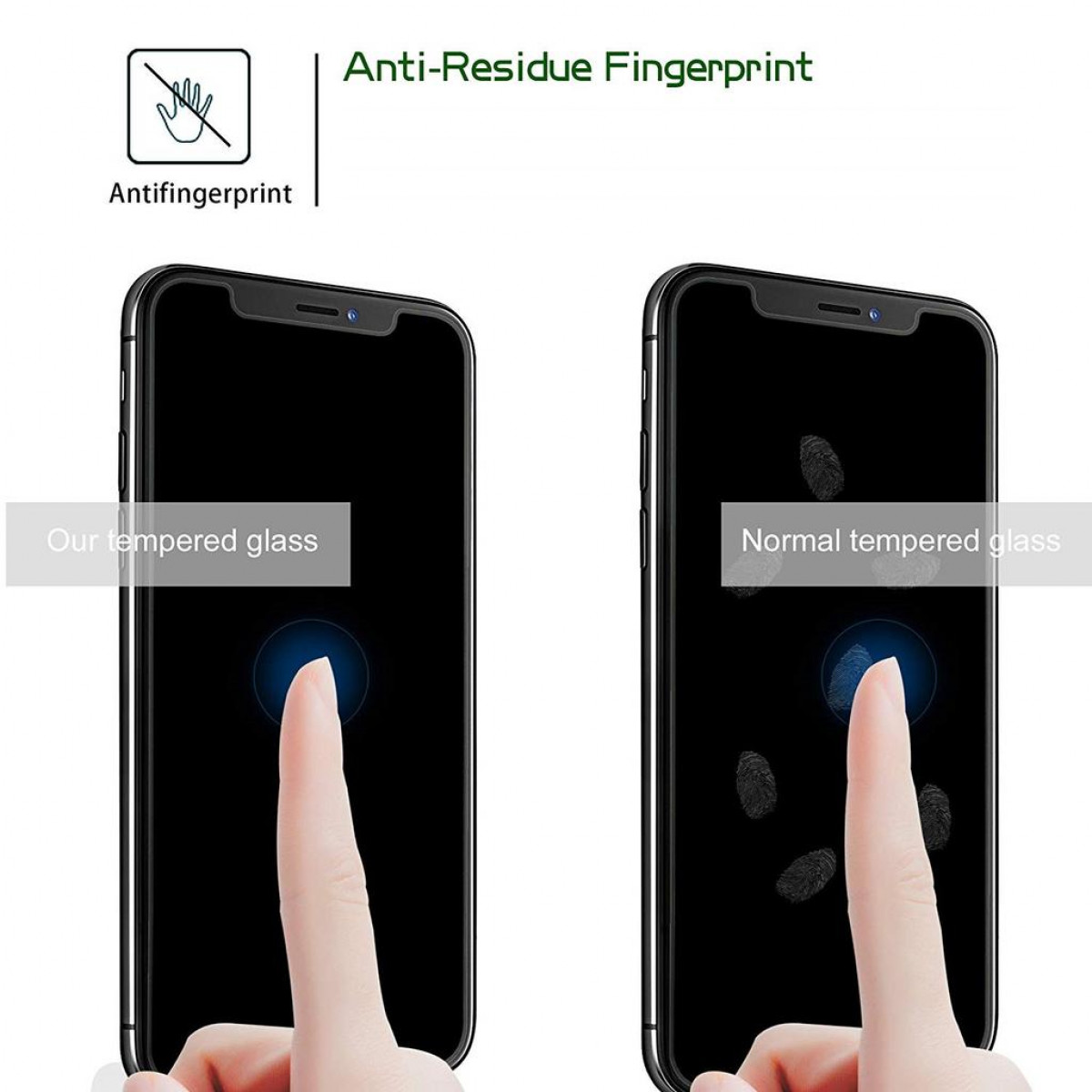 INF Displayschutzfolie iPhone iPhone Displayschutz(für XR XR) Glas Apple 2er-Pack gehärtetes