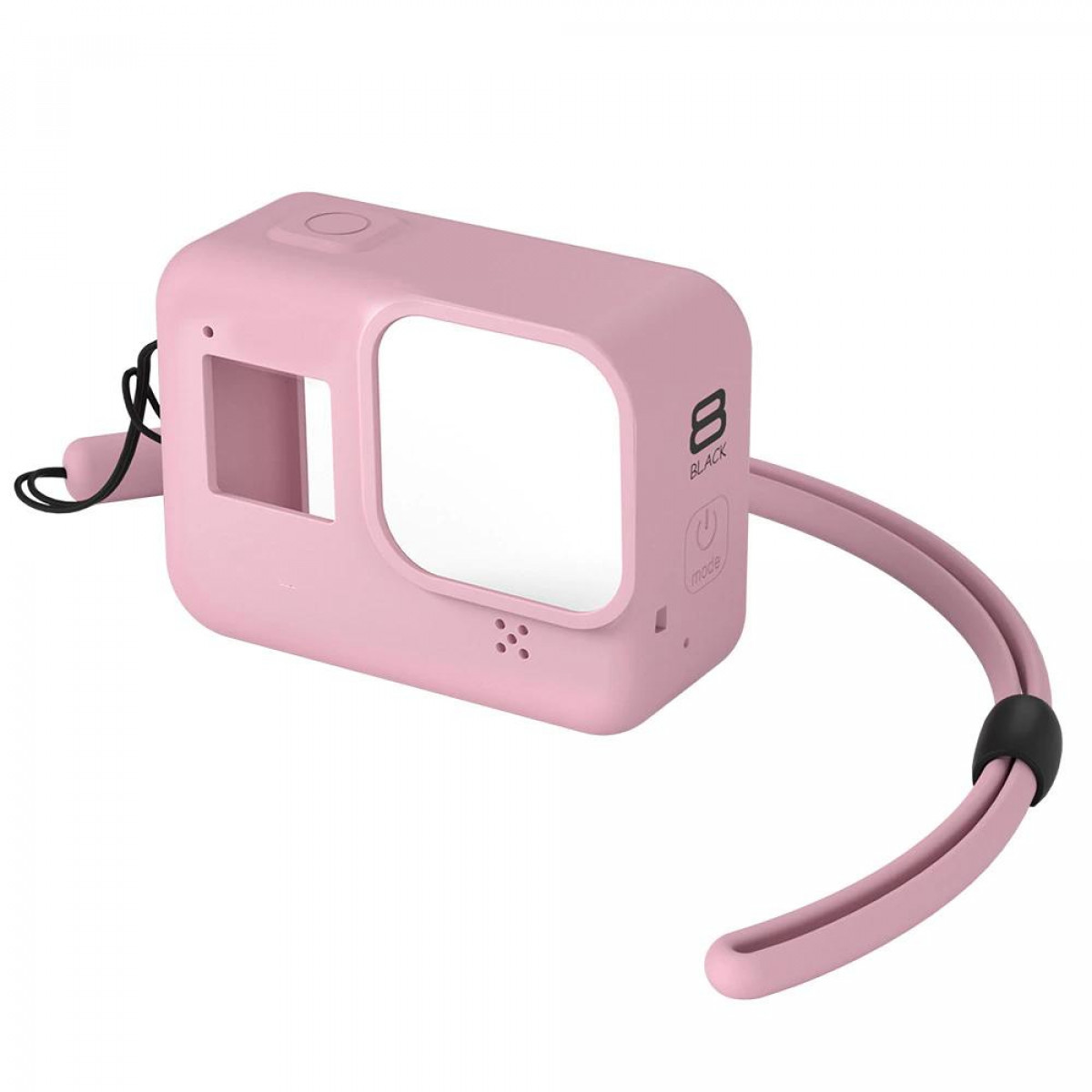 Silikonhülle Black und rosa INF Hero rosa - Zubehör 8 für Kamera Tasche, GoPro