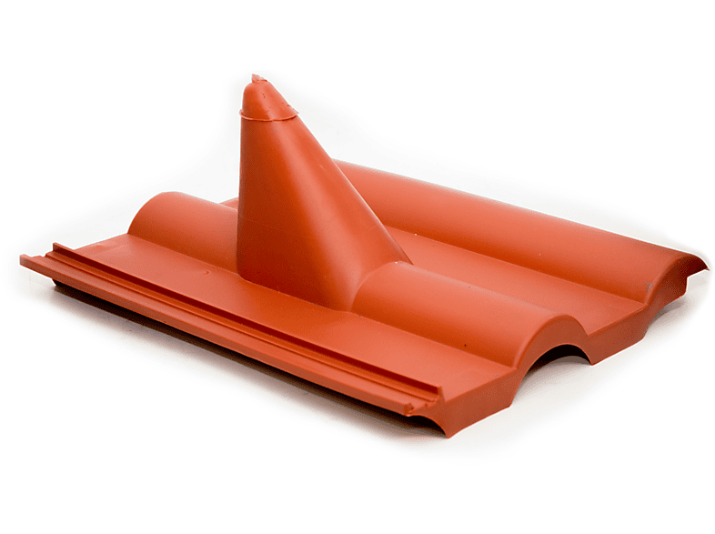 PREMIUMX Frankfurter Dachpfanne Rot Dachabdeckung Dachziegel Kunststoff PVC Dachabdeckung, Rot