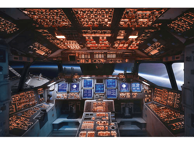 Cockpit Shuttle Educational Raumschiff Space - Bildung - Columbia
