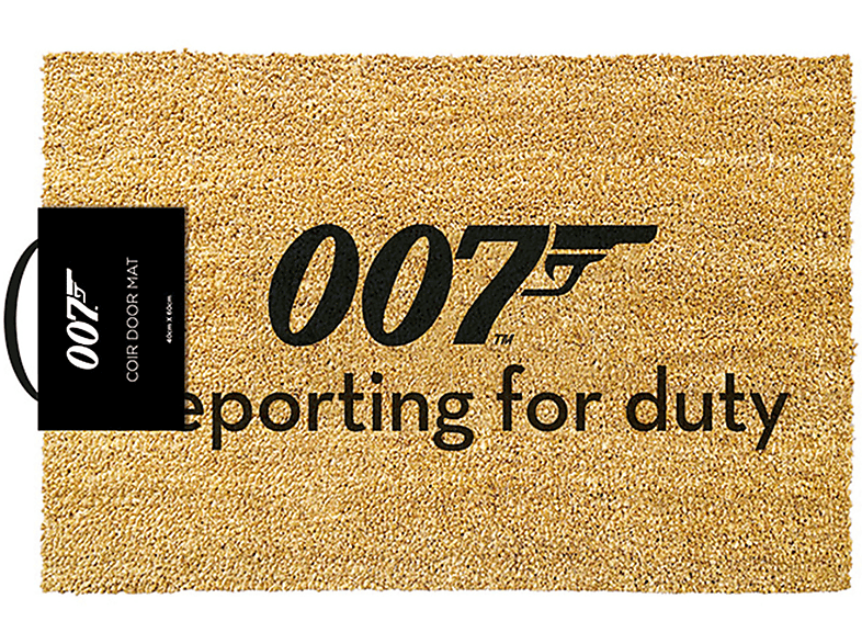 Fußmatte Kokos - James Bond Duty For Reporting 