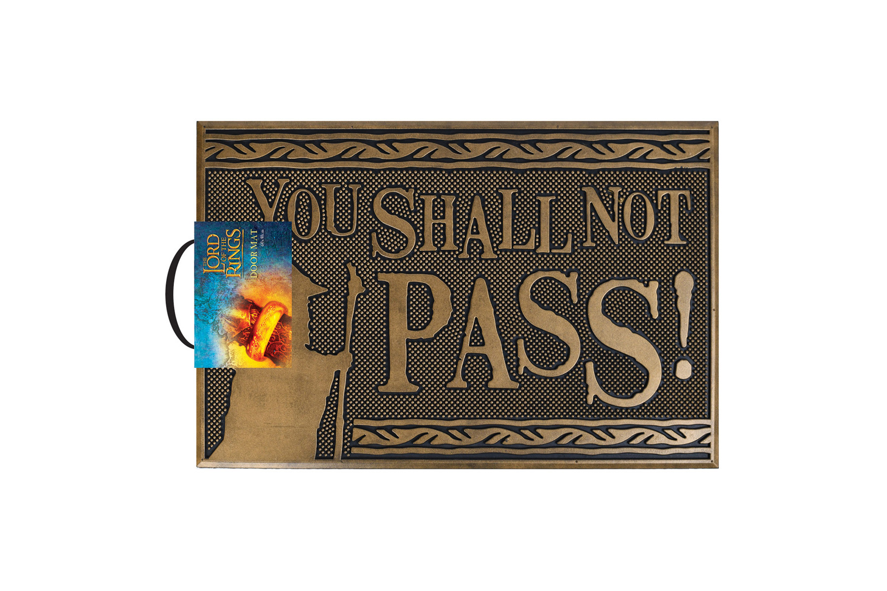 Ringe shall not - der Herr You - Gummitürmatte Pass