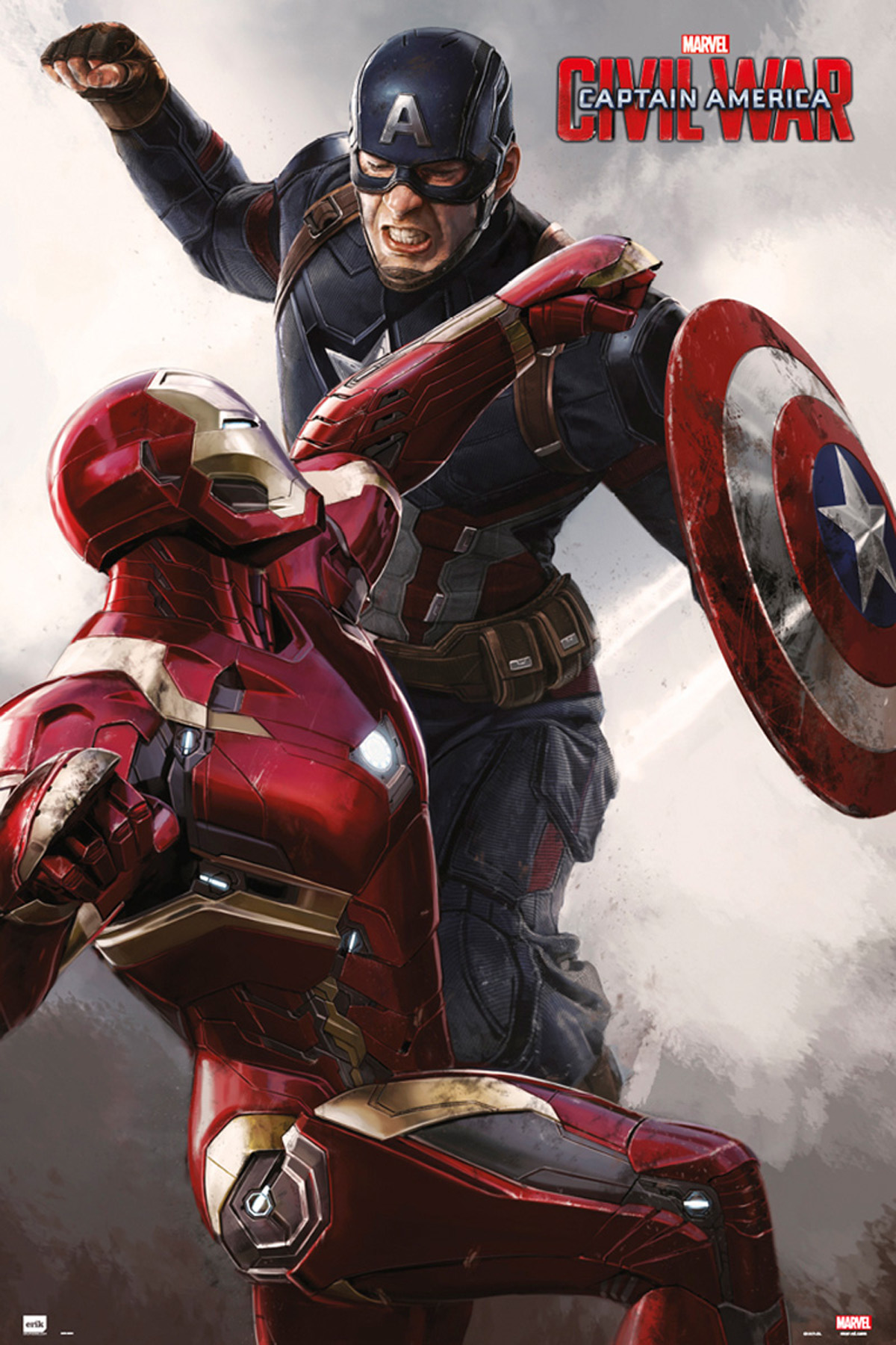 Captain America - Civil War Iron vs Man Cap 