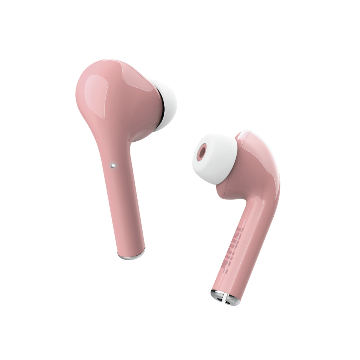 Auriculares True Wireless - Nika TRUST, Intraurales, Bluetooth, Rosa