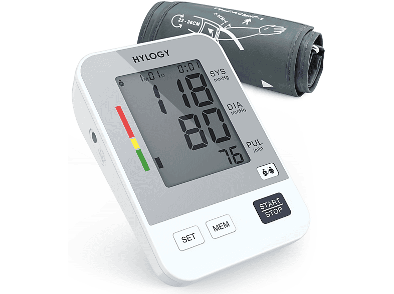 HYLOGY MD-H12 Oberarm-Blutdruckmessgerät