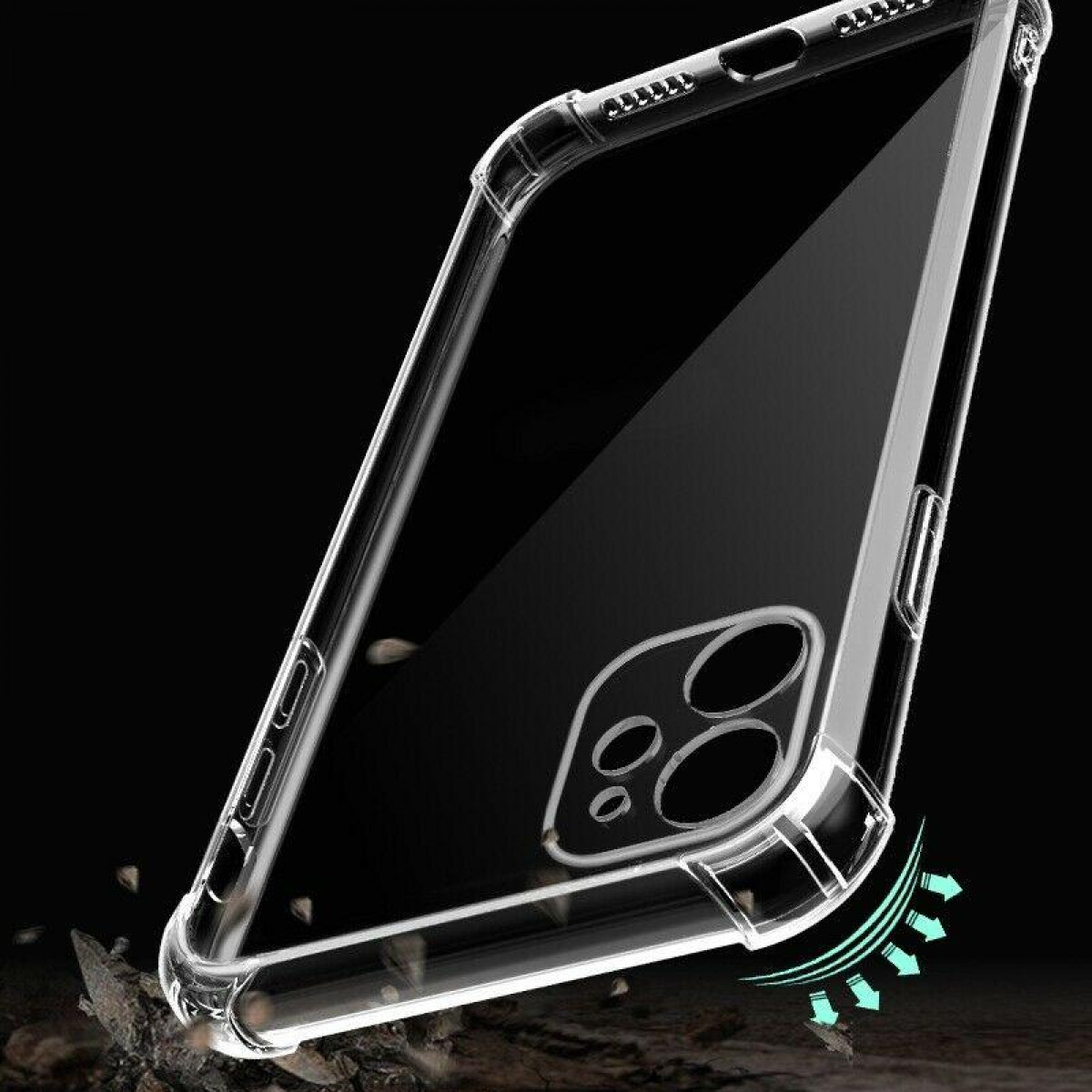 transparent, INF 12 Mini iPhone TPU Backcover, Phone 12 Mini, transparent Handyhülle Apple,