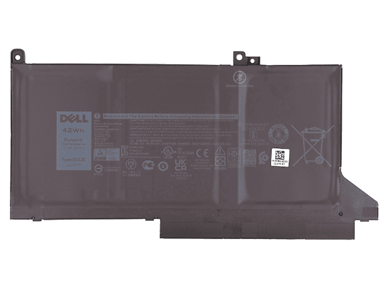 DELL Original Akku für Dell 9W9MX Li-Ion Notebookakku, Li-Ion, 11.4 Volt, 3600 mAh