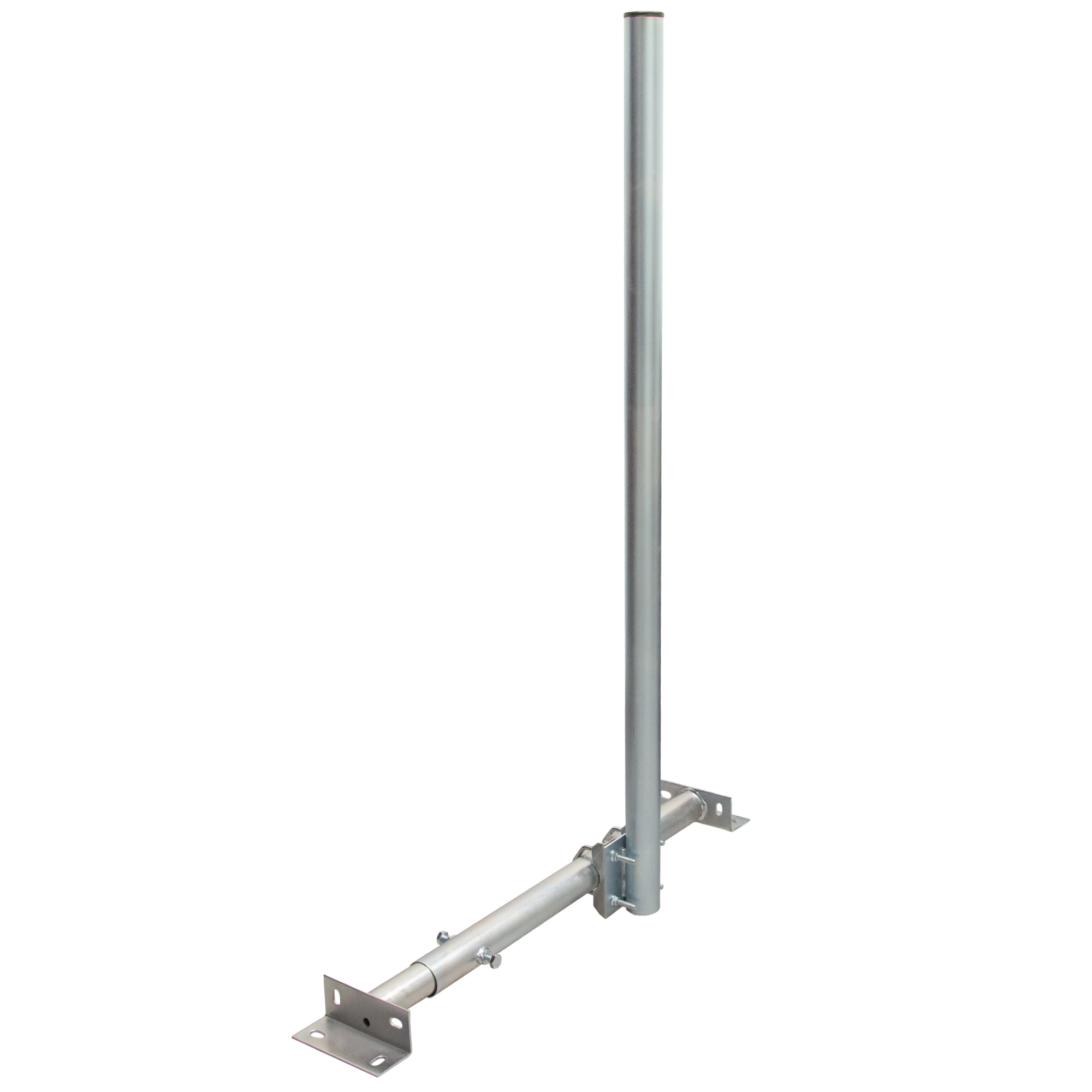 Mast feuerverzinkt BASIC X120-48 48mm 120cm SAT PREMIUMX Silber Dachsparrenhalterung, Dachsparrenhalter