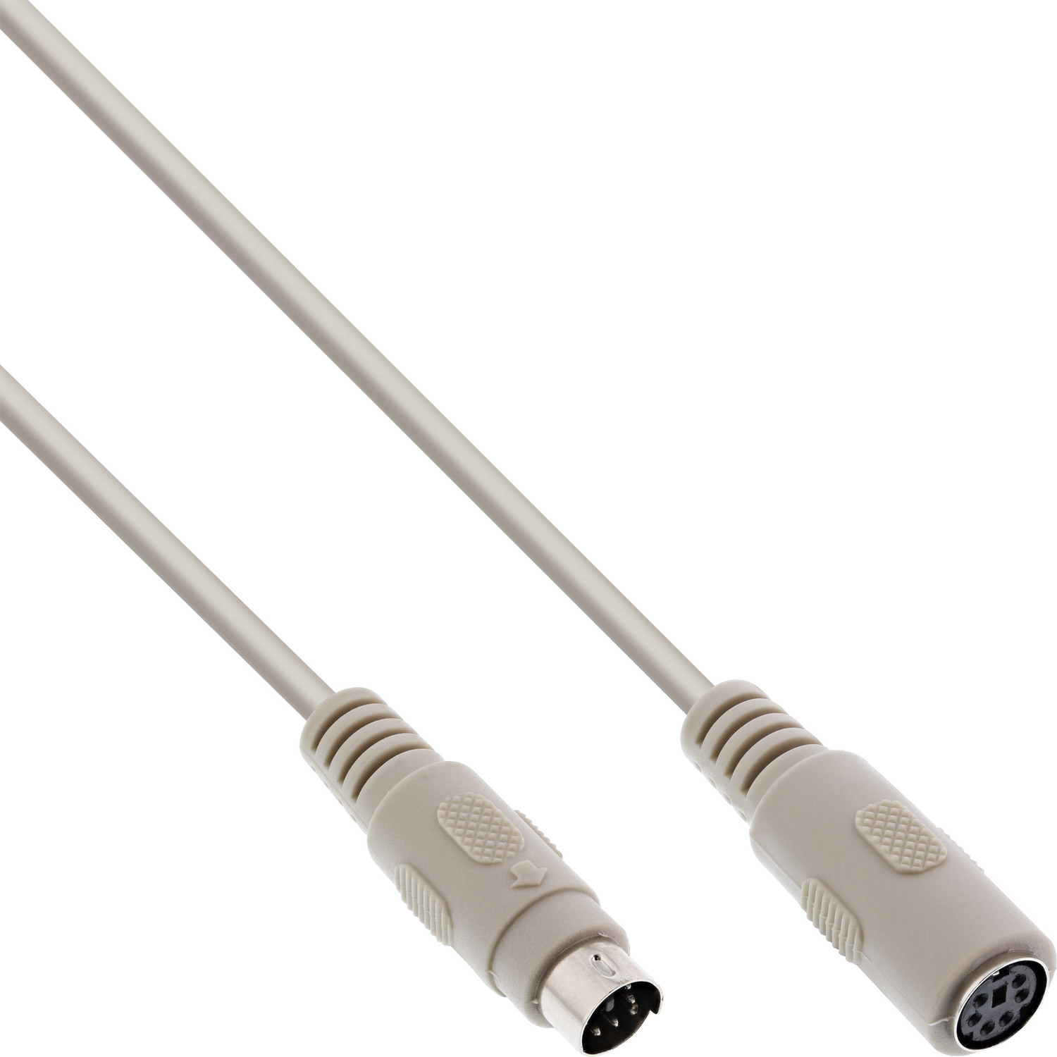10 / Kabel 10m PS/2, InLine® m INLINE PS/2 Stecker Verlängerung, Buchse, Verlängerung,