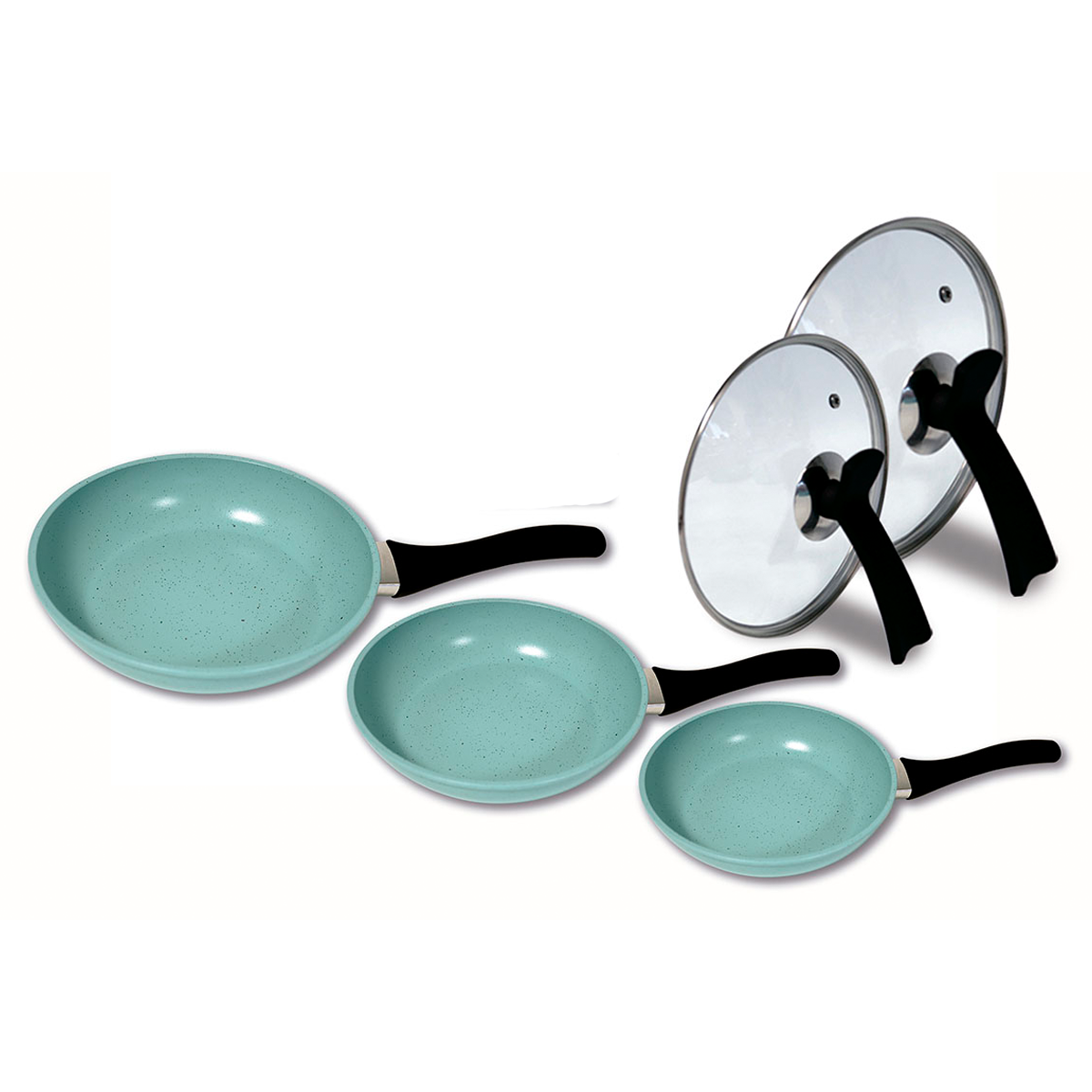 Sonstige Pan Jade Beschichtung: Set (Aluminium, Beschichtung) Pfannenset STARLYF