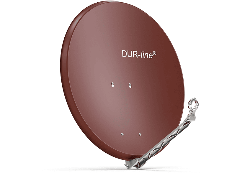 DUR-LINE Select Alu Antenne Sat Rot 75/80