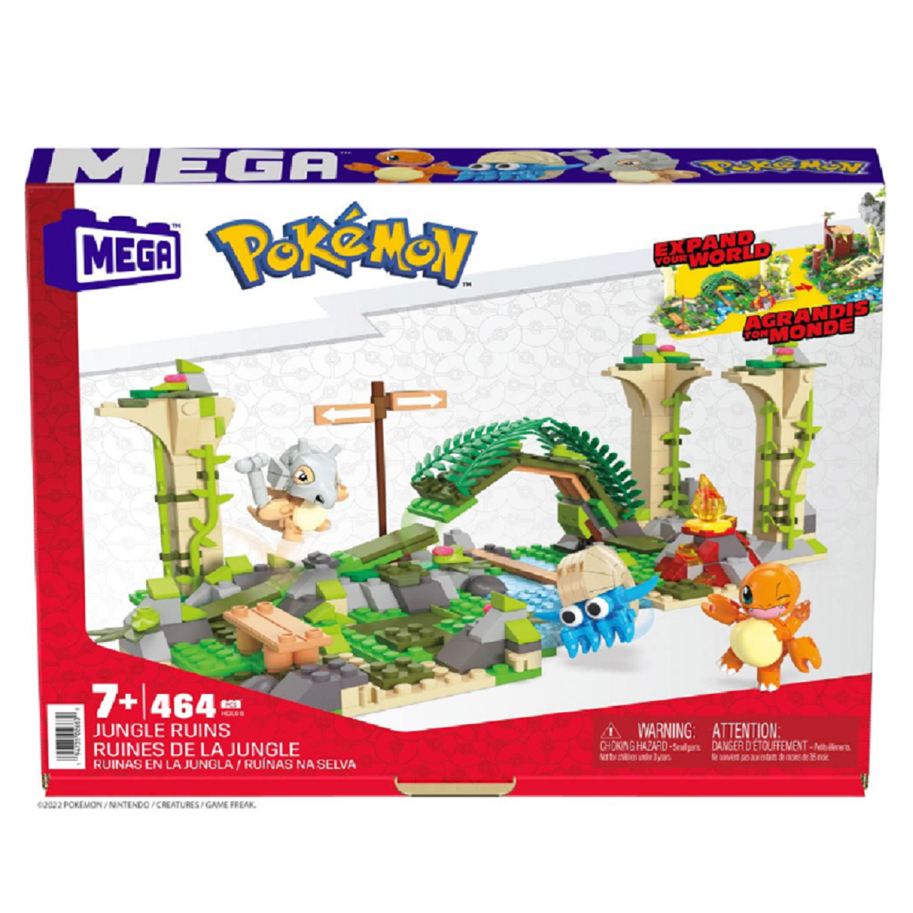 POKÉMON Mega Construx Jungle Bauset Ruins Bauset