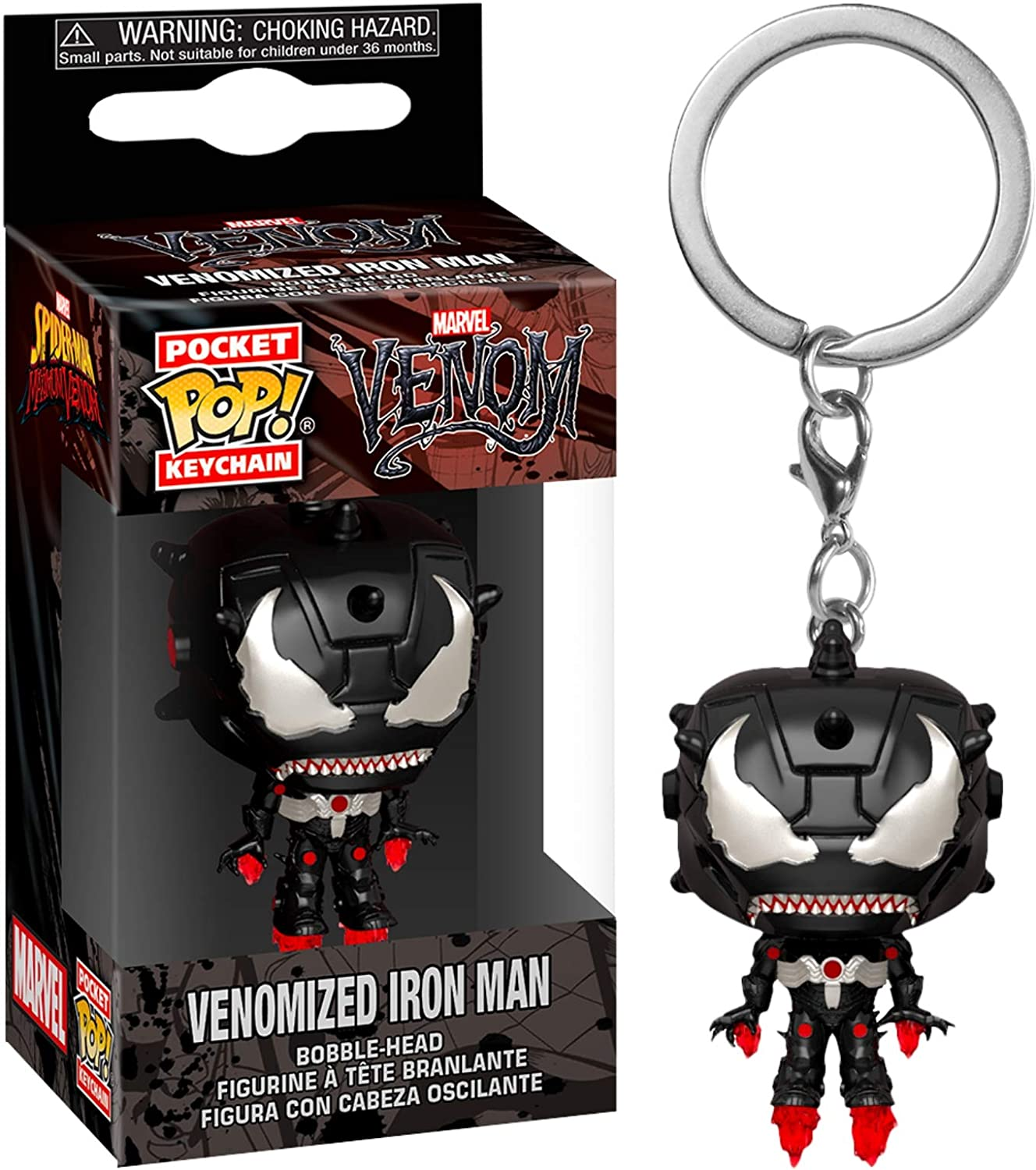 POP Keychain Marvel Venom Iron - Man