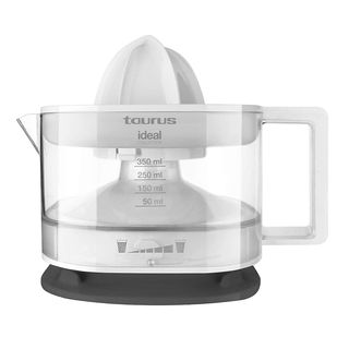 Exprimidor - TAURUS Ideal Collection PTCJF201, 350 ml, 25 W, Blanco