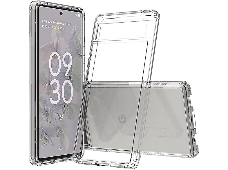 JT BERLIN Pankow Clear, Backcover, Google, Google Pixel 6a, transparent | Backcover