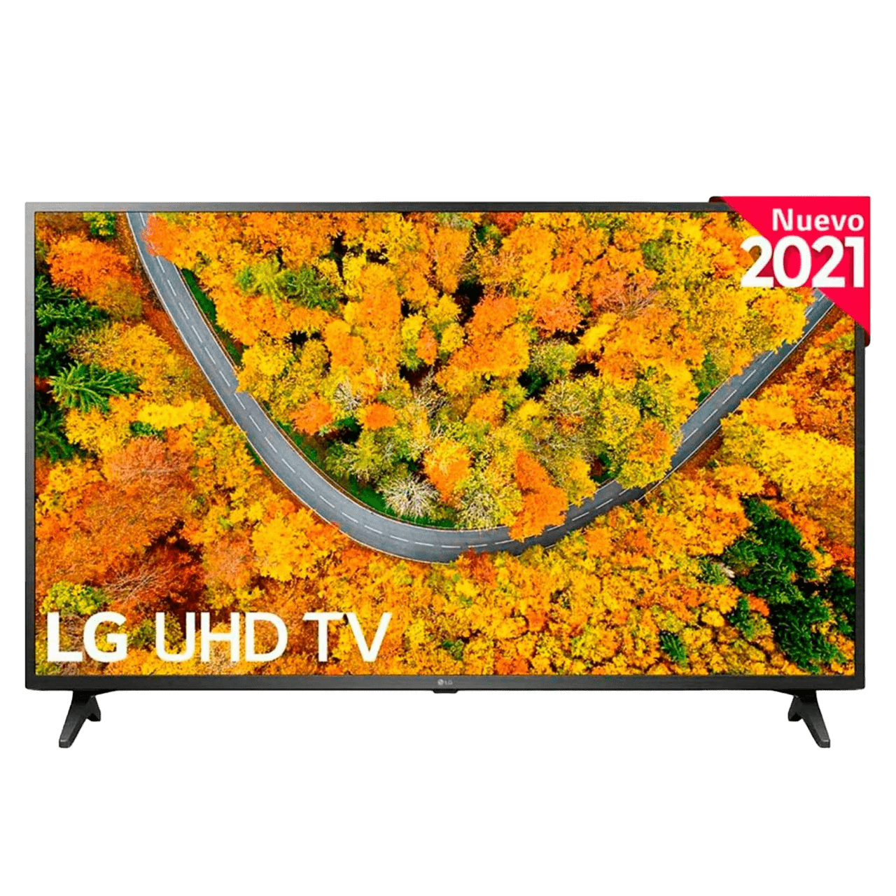 TV LED 43" - 43UP75006LF LG, UHD 4K, Negro