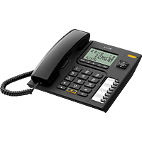 teléfono fijo  - ALCATEL T76  TELÉFONO FIJO CON CABLE ALCATEL, Negro