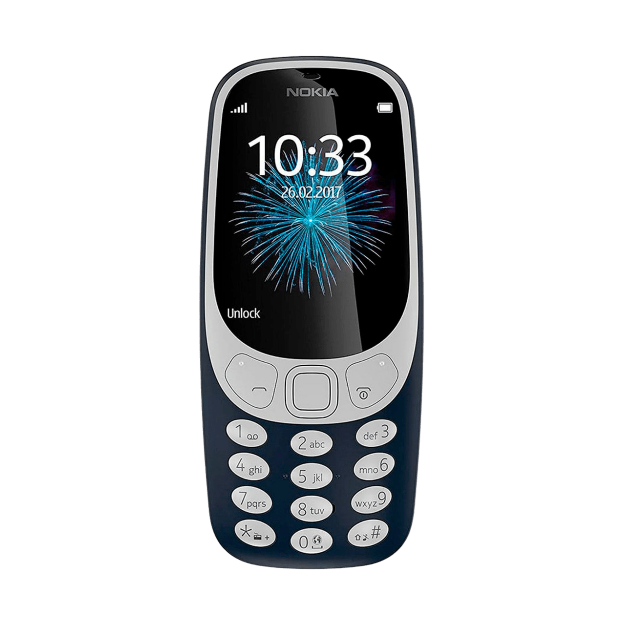Mòvil Senior - 3310 NOKIA, Azul Oscuro, 16 MB, 2,4 ", - 1200 mAhmAh