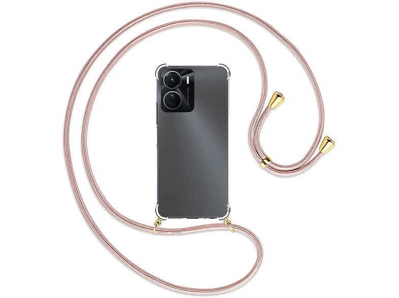 / MORE Kordel, vivo, Umhänge-Hülle Rosegold gold mit Backcover, MTB ENERGY Y16,