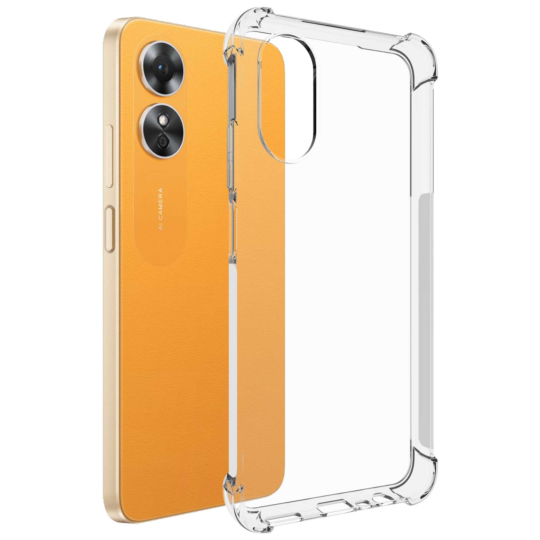 Transparent MTB Oppo, ENERGY Backcover, Armor Clear MORE Case, A17,