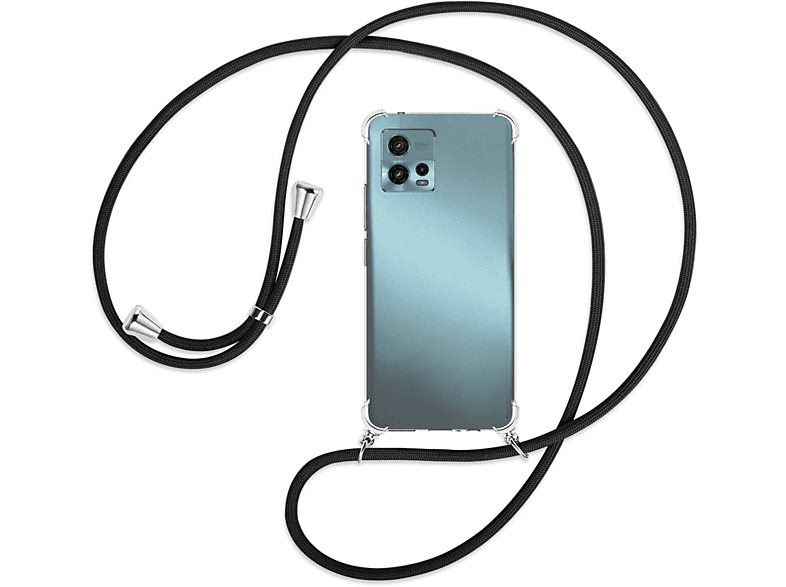 / Umhänge-Hülle MORE Motorola, MTB G72, silber mit Kordel, ENERGY Moto Schwarz Backcover,