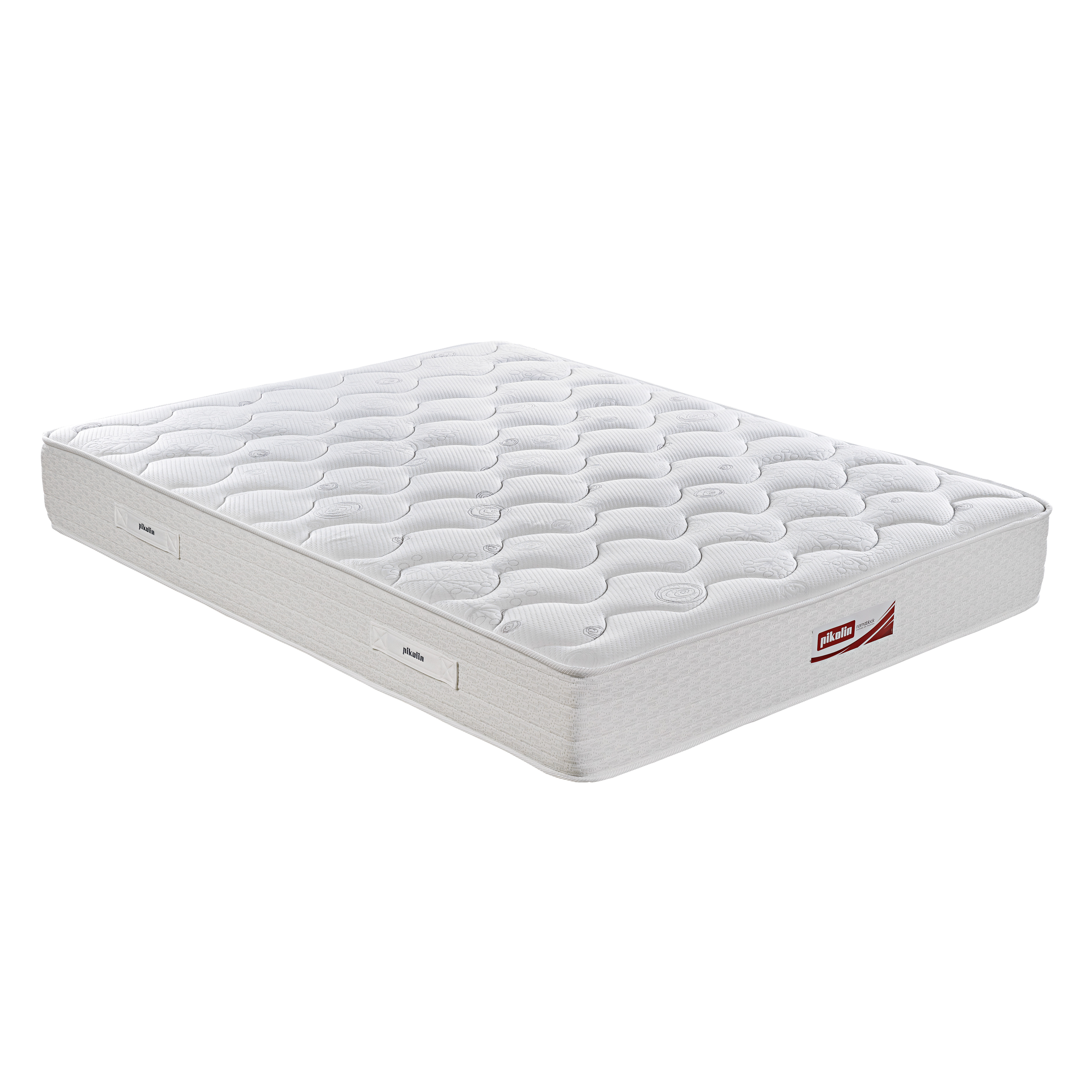 Colchón - Normablock Confort 25 cm 90x190 PIKOLIN, Muelles avanzados, viscoelástico, firmeza media, 3 años garantía, Blanco