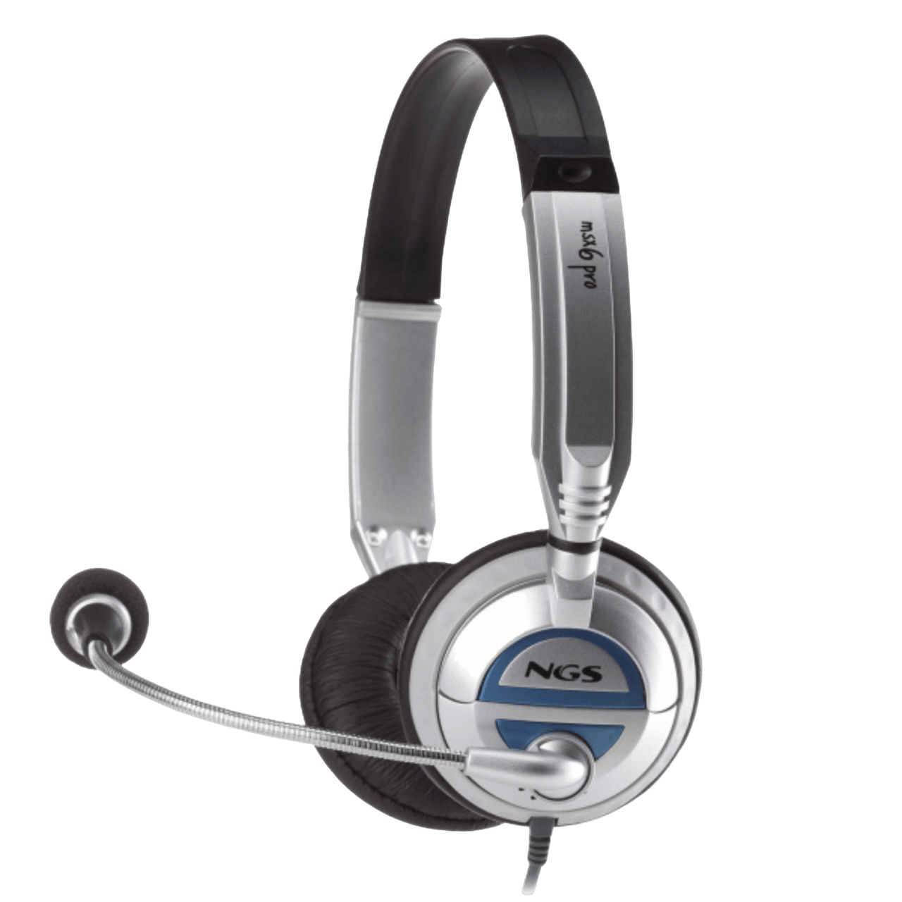 Auriculares gaming - 301020 NGS, Supraaurales, Plata