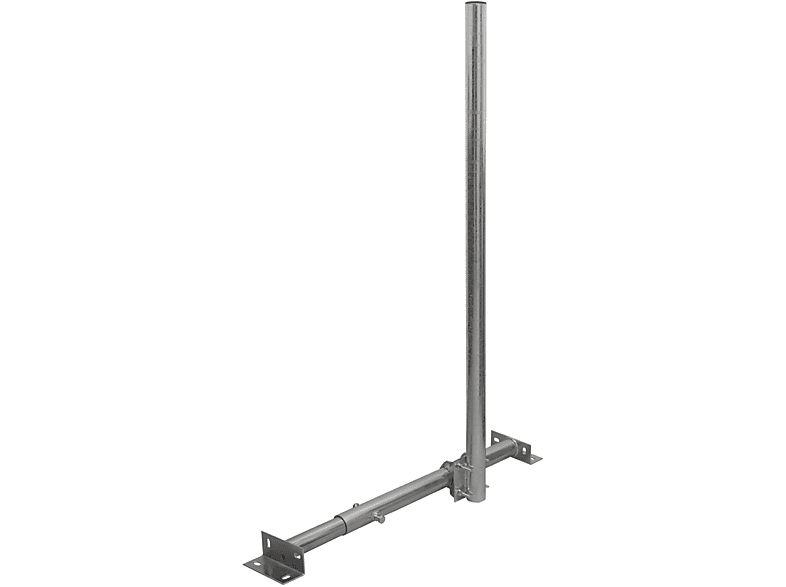 Dachsparrenhalter voll 120cm Silber PREMIUMX Dachsparrenhalterung, X120-48F feuerverzinkt 48mm SAT BASIC Mast