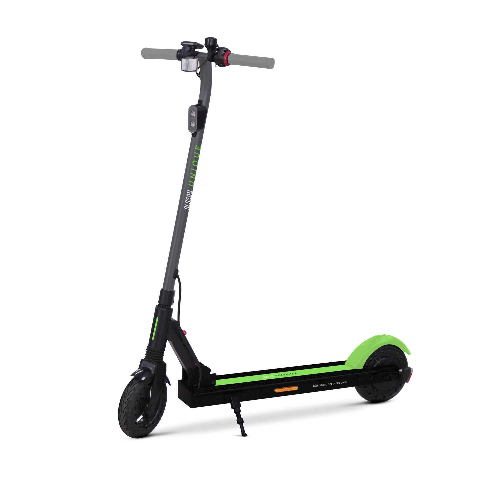 Patinete eléctrico - Unique OLSSON, 350 W, 5000 mAh, 25 km/h, Verde