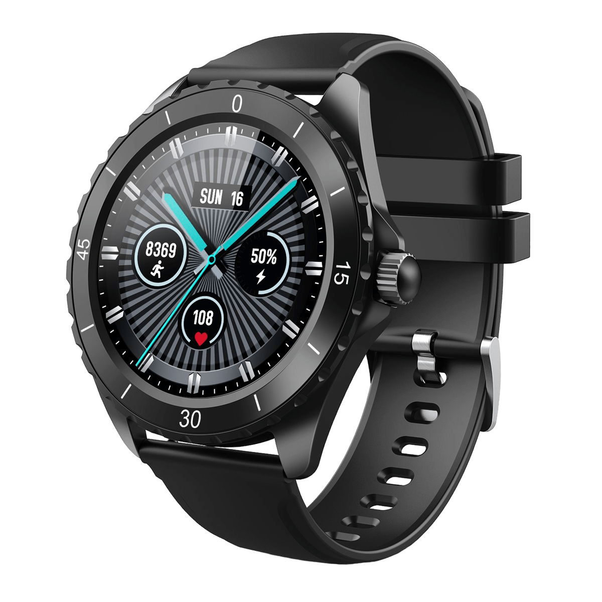 ELEGIANT schwarz TPU, C520 Smartwatch