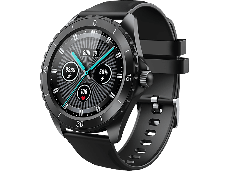 ELEGIANT C520 Smartwatch TPU, schwarz