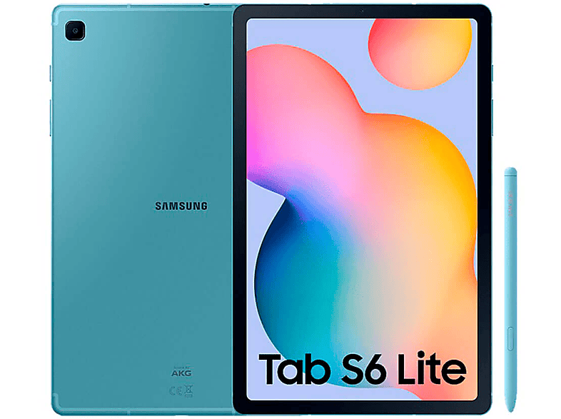 Tablet - SAMSUNG Galaxy Tab S6 Lite 2022, Azul, 128 GB, WiFi, 10,4   WUXGA+, 4 GB RAM, Qualcomm Snapdragon 720G (8 nm), Android