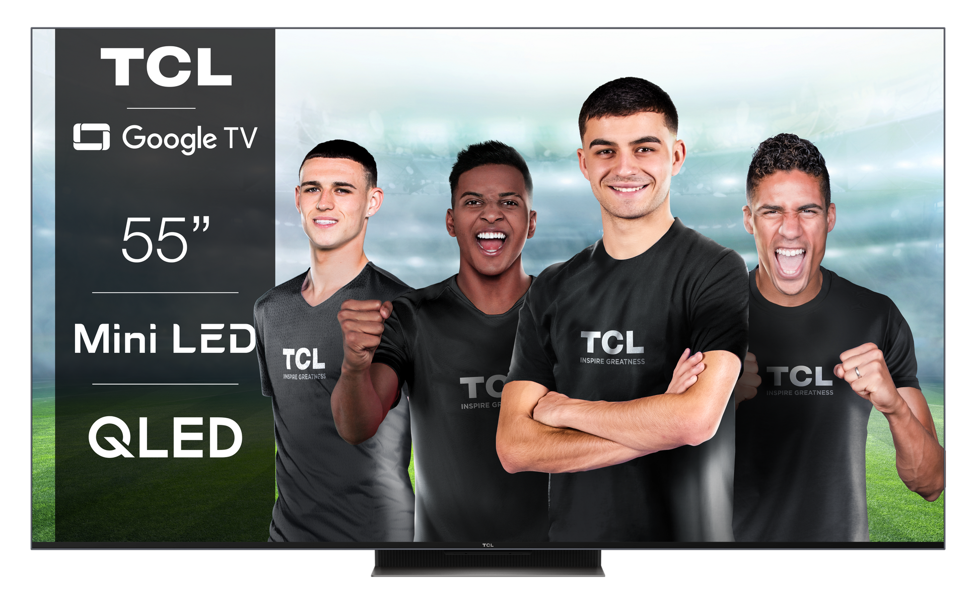 TV QLED 55" - 55C835 TCL, UHD 4K, Quad Core, DVB-T2 (H.265)Sí, Negro