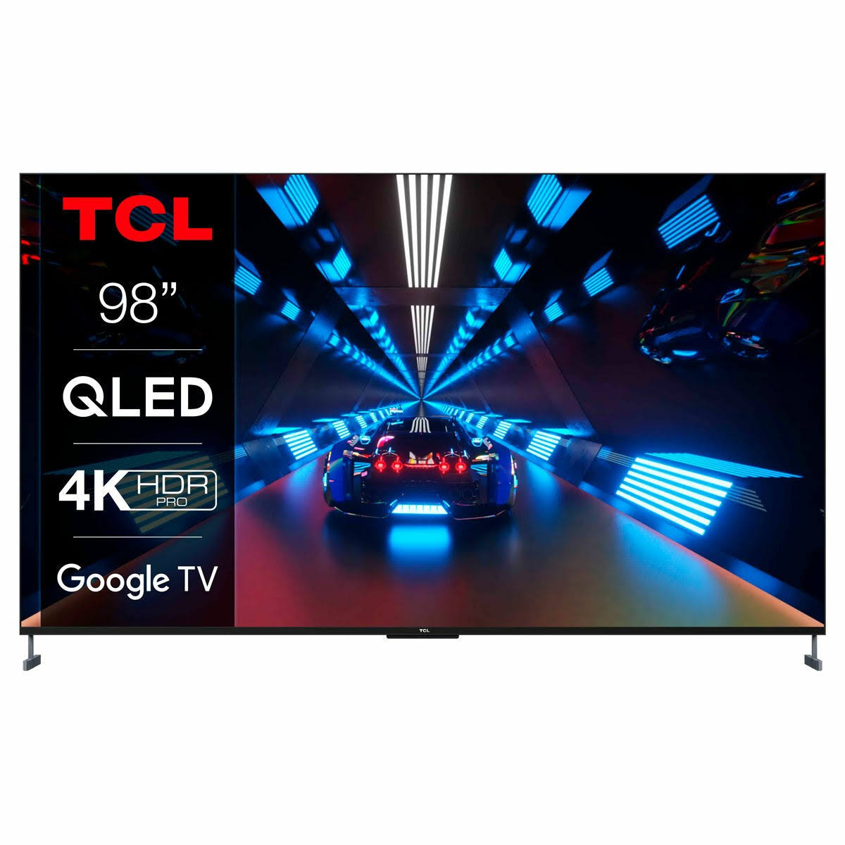 Google QLED Zoll / 735 TV TV) TCL 98 C UHD 4K, 98 248,92 (Flat, cm,