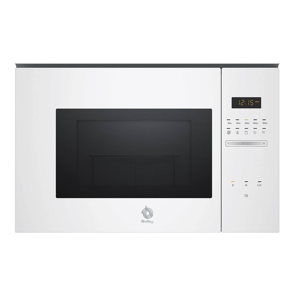 Microondas integrable - 3CG5175B2 Balay, 1450 W, 5 potencia, 25 l, Blanco