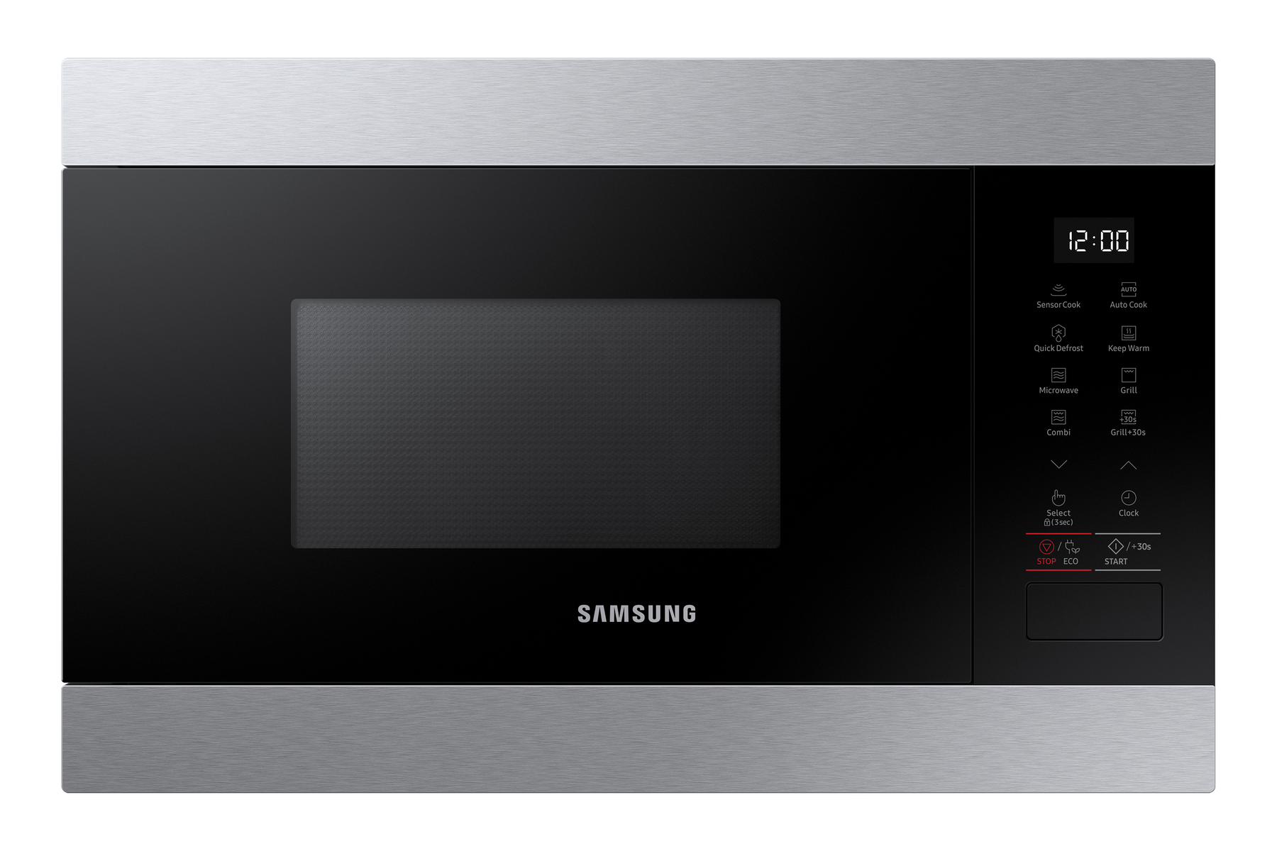 Microondas - 1 SAMSUNG, 850 W, 6 potencia, 22 l, Inox