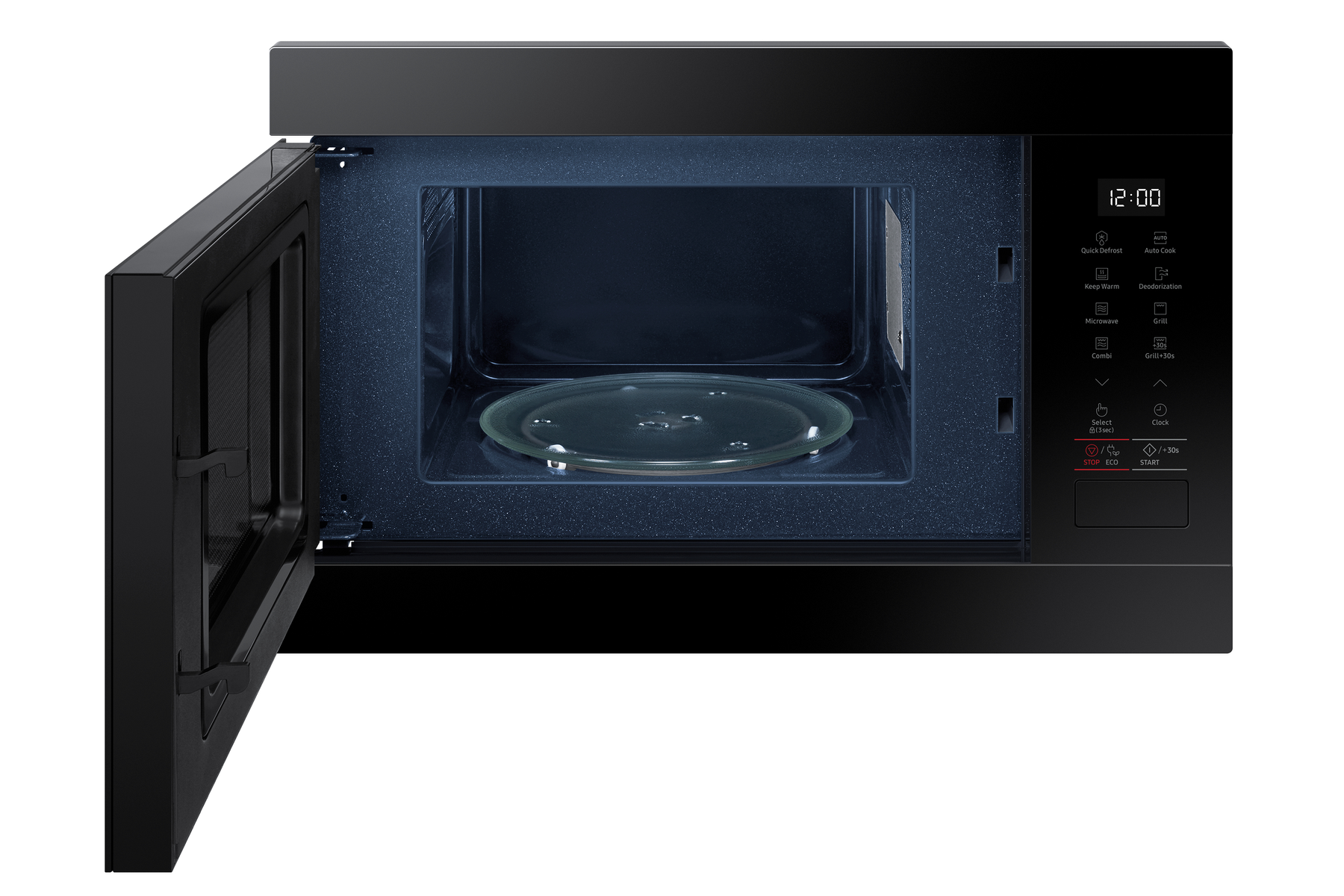 MICROONDE SAMSUNG MG22M8254AK/E1, capacità 22 l, potenza microonde max 850 W, Funzione grill, Potenza grill 1100 W, 6 livelli di potenza, Nero