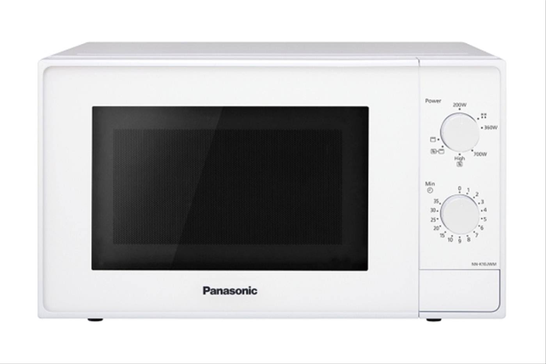 Microondas - NN-K10JWMEPG PANASONIC, 800 W, 5 potencia, 20 Liter, Blanco