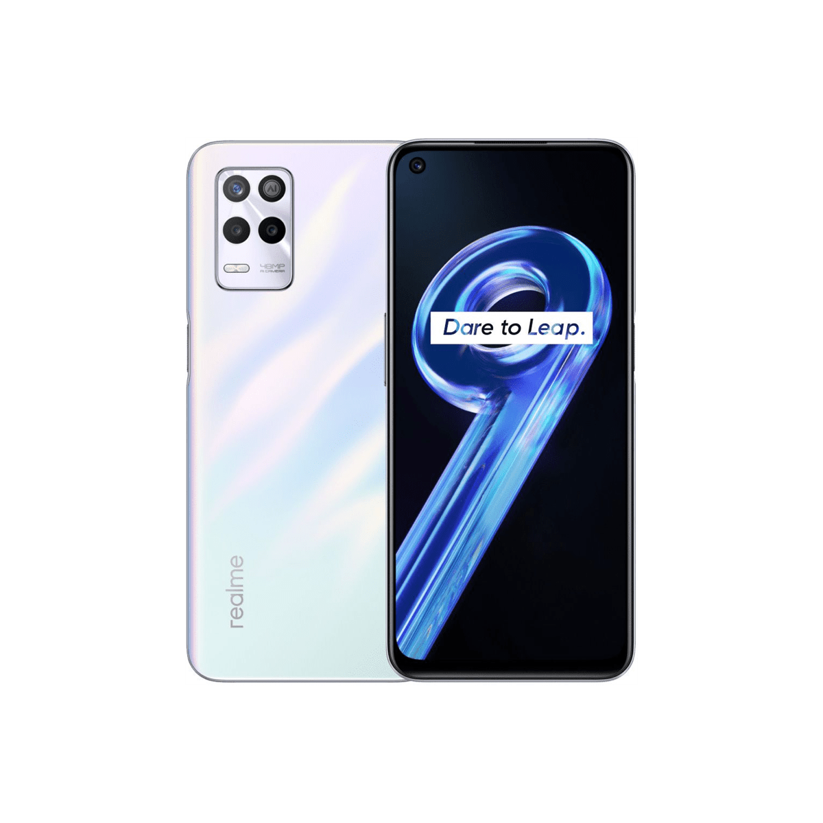 Smartphone - 9 REALME, Blanco, 128 GB, 4 GB, 6,6 ", Full HD+, Snapdragon 695 5G 5000 mAhmAh