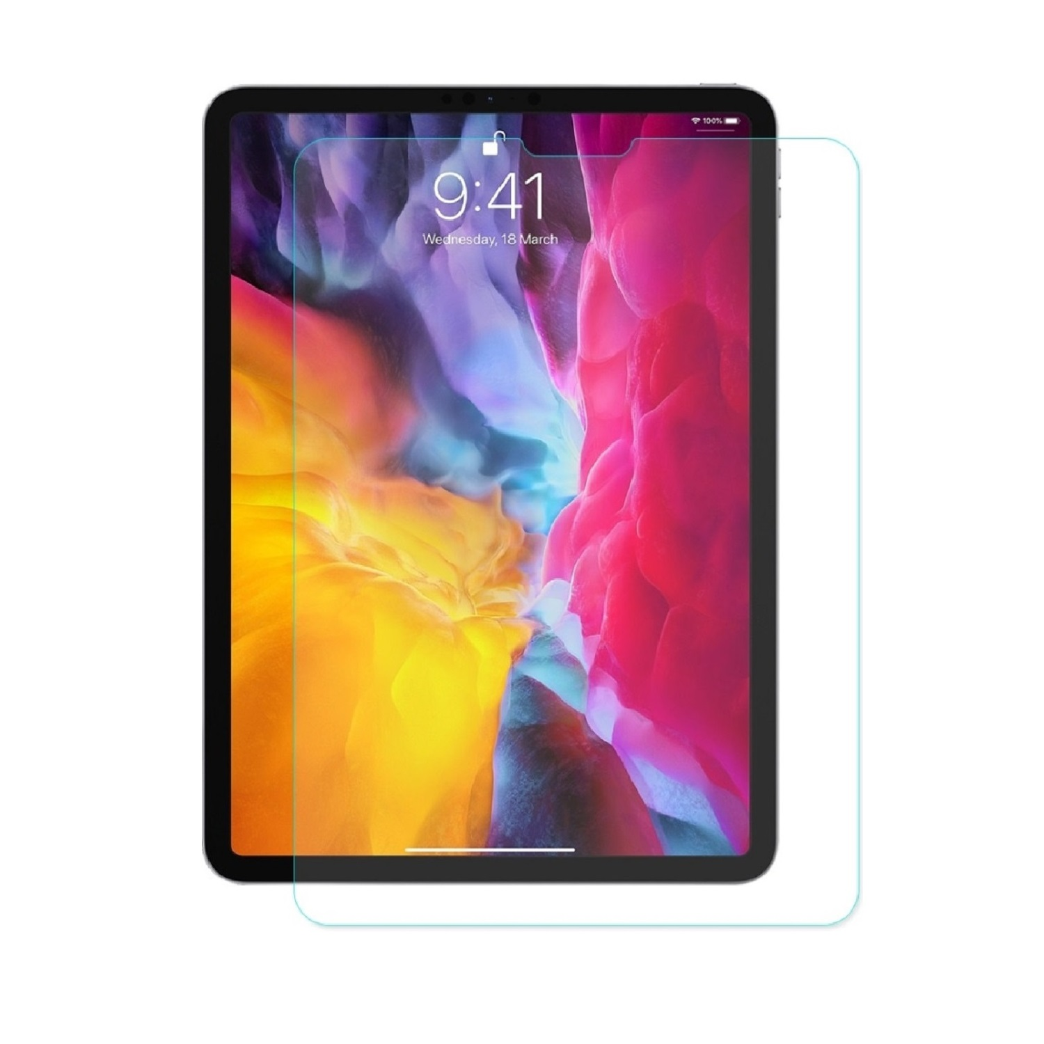PROTECTORKING 4x 9H Hartglas 2022)) iPad Pro (2018/ ENTSPIEGELT MATT Displayschutzfolie(für 2019/ 12.9 Schutzglas Apple 2021/ 2020
