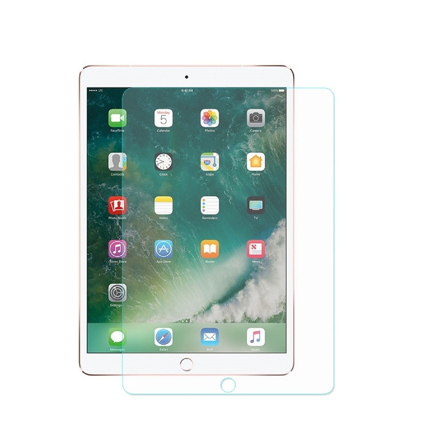 Apple Displayschutzfolie(für HD 4x 10.5) Schutzglas iPad Hartglas KLAR PROTECTORKING Pro 9H