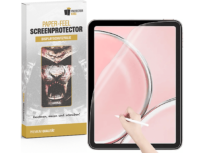 PROTECTORKING 2x Paperfeel Schreiben malen oder skizzieren Displayschutzfolie(für Apple iPad Mini 6) | Tabletschutzfolien