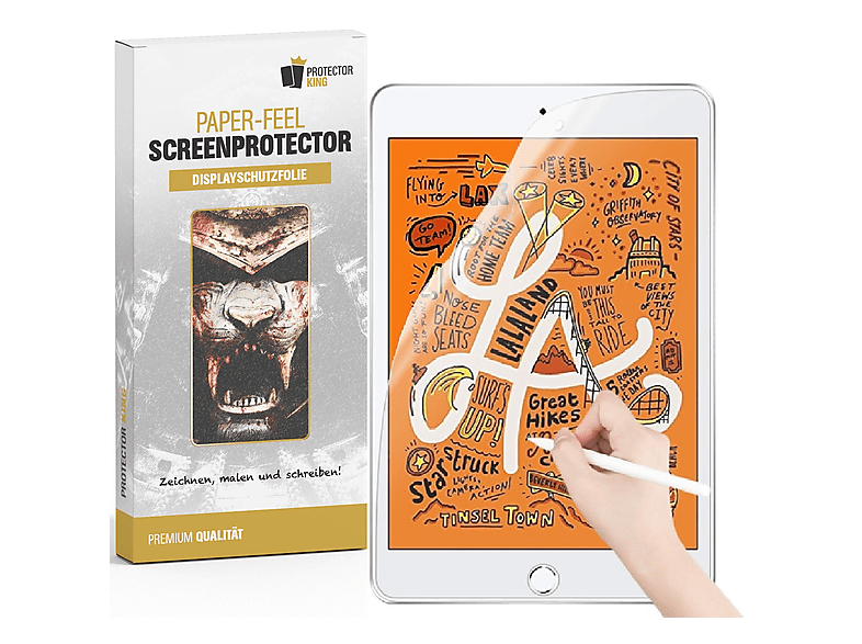 PROTECTORKING 2x Paperfeel Schreiben malen oder skizzieren