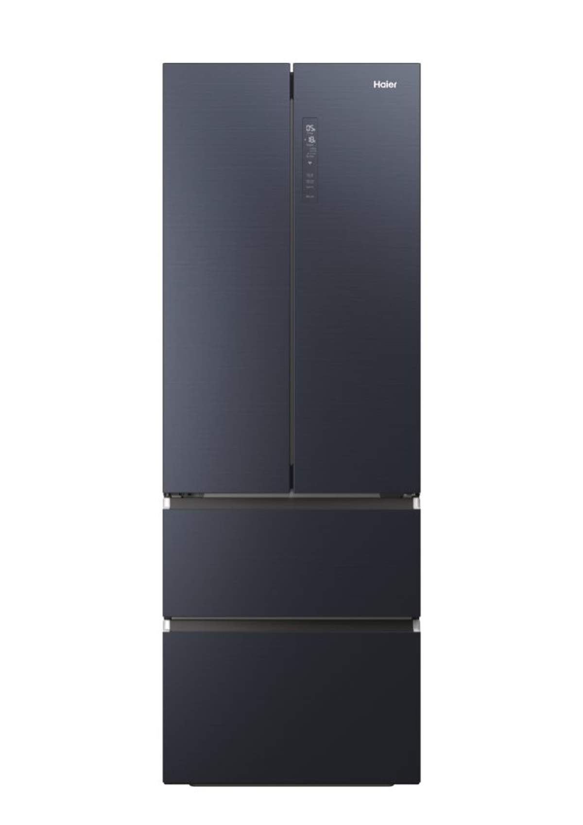 Frigorífico combi - HFW7720ENMB HAIER, Estático, Negro