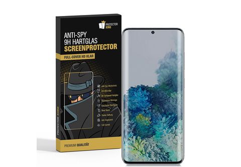 PROTECTORKING 2x FULL CURVED 9H Schutzglas ANTI-SPY PRIVACY  Displayschutzfolie(für Samsung Galaxy S20 Plus)