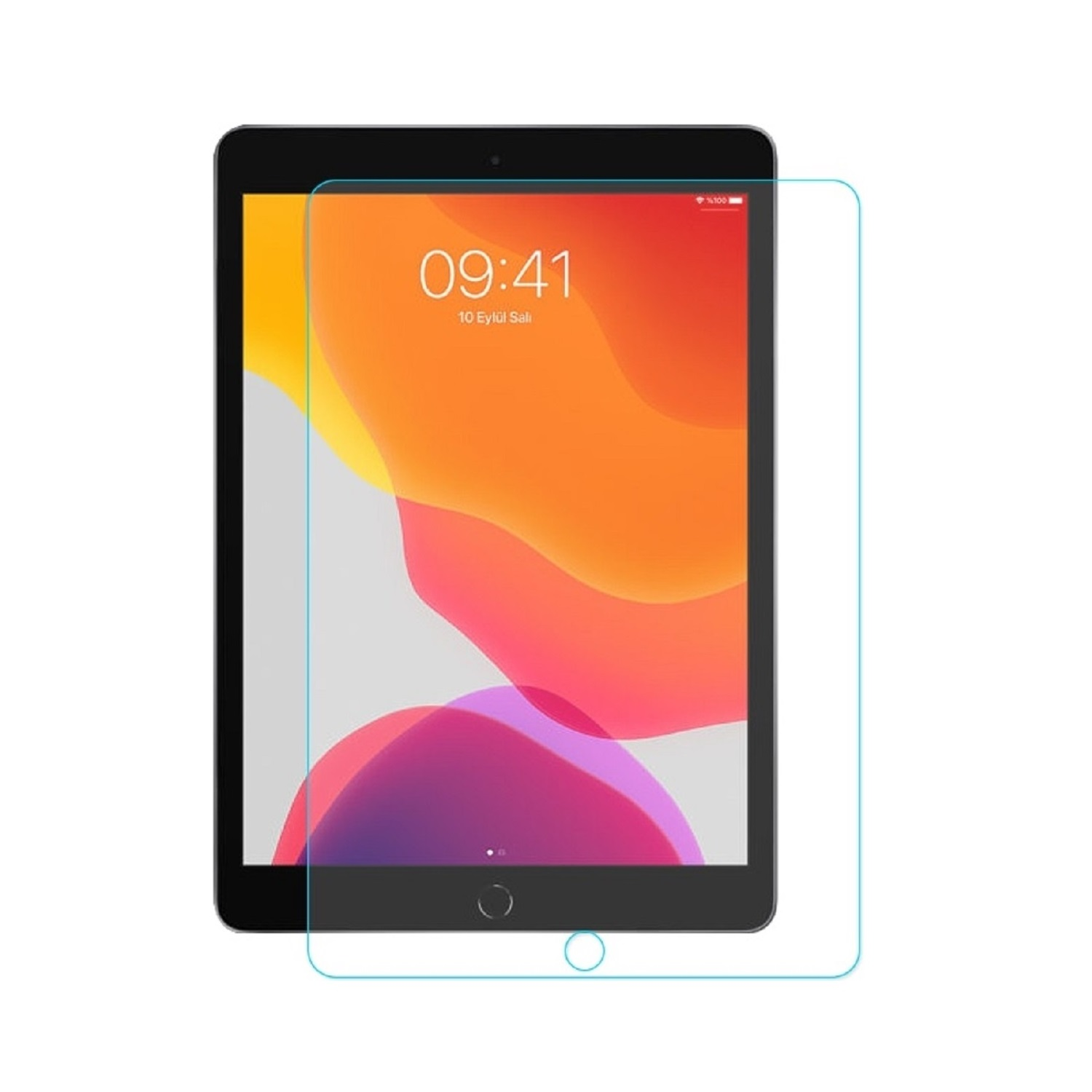 ANTI-SHOCK iPad HD Generation 2019/ Displayschutzfolie(für Schutzfolie Apple 10.2(7. Panzerfolie 2020/ 3x 9. 8. Generation Generation PROTECTORKING KLAR 2021))